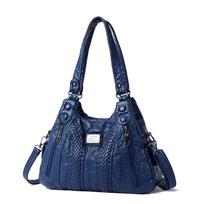 Prabangios dizainerių sukurtos piniginės ir rankinės Moteriškos odinės pečių krepšiai Daug kišenių Kasdieniai moteriški krepšiai 2024 m. Sac A Main blue