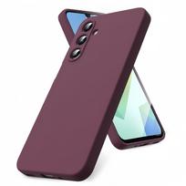 Madingas vientisos spalvos smūgiams atsparus apsauginis skysto silikono telefono dėklas, skirtas Samsung Galaxy A17/A56/A36/A16/A55/A15/A54/A53/A52 Galaxy A17 4G bordinė