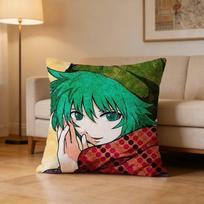 Y-Your T-Turn To D-Die Pillow Case Cushion Cover Throw Pillow Case For Car Sofa Peach skin 18*18(CM)-1Pcs blue