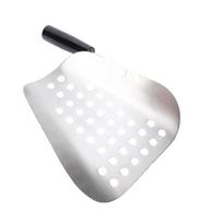 Perforated Popcorn Scoop Stainless Steel French Fry Quick Fill Tool for Commercial Restaurant Cinema