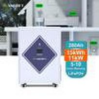 Powergo Solar Hybrid Inverter 16kw 6kw 10kw 12kw 16kwh Battery Three Phase Single Pure Sine Wave Off Grid Power System 16kWh Battery 12kW Inverter 220V-240V 12 kW