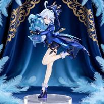 Anime Genshin Impact Furina Figure Model Toy Ornaments Pvc Static Statue Game Periphery  Action Figures Desktop Collection Gift blue