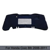 For Honda Civic 8th Gen Accessories MK8 2006-2011 Car Engine Hood Sound Mat Front Heat Insulation Cotton Cover Car Accessories Flocking Cloth