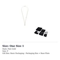 CHANEL CC Necklaces Women's ABB651-B14144-NR585 One Size 1 šviesiai aukso spalvos