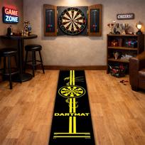 Anti Slip Dart Floor Mat, Wear-Resistant And Easy To Store Dart Carpet, Home Game Room, Bar, Indoor Sports Decoration 30x200cm 12x79inch brown