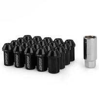 New 20pcs M12x1.5 Length 42mm 7075-t6 19HEX Rays Lug Nut Wheel Nuts With 7 Side Lock Nuts Anti Theft Security Key Alloy Aluminum M12x1.5 juoda