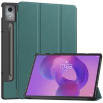 For Lenovo Idea Tab Pro Case 12.7 inch Magnetic Tri-Folding PU Leather Stand Cover For xiaoxin idea tab pro tb373fu TB375FC Lenovo Idea Tab Pro tamsiai žalia spalva