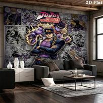 Jojos Bizarre Adventure Wall Tapestry Aesthetic Wall Hanging Printed Fabric Blanket Decorative Tapestries For Bedroom Living Room Home Decor 130cm x 150cm
