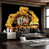 Jojos Bizarre Adventure Wall Tapestry Aesthetic Wall Hanging Printed Fabric Blanket Decorative Tapestries For Bedroom Living Room Home Decor 150cm x 200cm