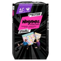 Pampers Ninjamas Overnight Diapers, 4-7 Years, Hearts 10 Pcs