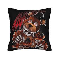 Bed Decor Sundrop And Moondrop fnaf Pillowcases Accessories  Pillow Covers Square Multi-Size 12x12in 30X30cm black