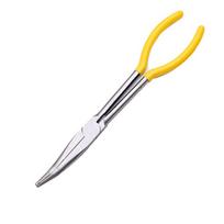 Pliers Plug Cable Puller Long Needle Nose Plier Wire Cutter Hose Clamp Hand Tool 1 yellow