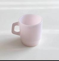 Vintage Jade Green Milk Glass Coffee Mug American Retro Stackable Cup 201-300ml gray