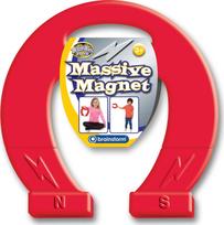 Magnetukai Brainstorm Toys Massive, 19 cm, raudona sp.