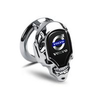 Automobilio variklio vieno mygtuko paleidimo metalinis paleidimo/sustabdymo mygtuko apdailos dangtelio lipdukas Volvo R Design XC90 AWD C30 C40 C50 C70 S40 S60 S70 S80 black