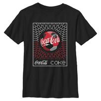 Boys 6-20 Coca-Cola Soccer Ball Graphic Tee L gray