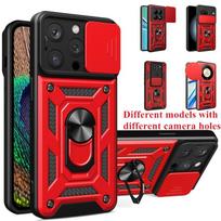 Armor Case For Motorola Moto G77 G17 G15 G06 G86 G67 G57 Power E13 E14 E15 G05 G35 G55 G75 G53 G23 G34 G54 G84 G85 G56 5G Case Moto G35 5G raudona