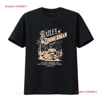 Bailey Zimmerman T shirt black Short sleeve S 5Xl fan YY1200 vintage Washed Slightly Versatile XL black