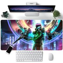 Cool Sci-Fi Shooting Destiny 2 Game Mouse Pad Large Gaming Keyboard Mat LockEdge Rubber Computer Office Accessories 30cmx60cm white