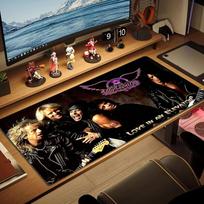 Aerosmith Color Mouse Pad Large Gaming Table Cushion Non-slip Laptop Tablet Big Mousepad XXL Mat Mini PC Playmat With Lock edge 30cmx80cm(11.8x31.5inch) brown