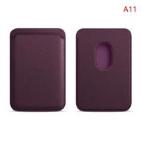 For Magsafe Magnetic Leather Wallet Case For iPhone 12 13 14 15 16 17 Pro Max Card Holder with Magnet Covers 131-DarkPurple blue
