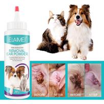 Pet Ear Powder Painless Ear Hair Removal Powder for Dogs and Pets Ear Cleaning Tool Ear Washing Powder for Removing Ear Hair 30g blue