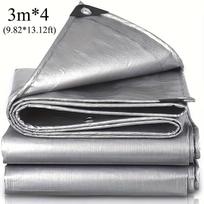 Atsparus vandeniui brezentas Anti-UV Sidabrinis brezentas Daugiafunkcinis 2x2m 2x3 3*3 3x4 3mx5 Markizė Stogelis Lietaus danga Lauko apsauga nuo saulės Stovyklavimas 3x4 m