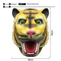 Gyvūnų serijos latekso žuvies galvos kaukė Cosplay ir teminiams renginiams Tiger
