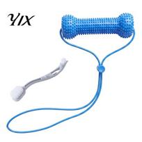 Dog Tartar Removal Chews Silicone Dental Chew Toy, Easy Teeth Oral Care Brushing Aid, Toys for Puppies Anti-bacterial Texture Mouth Opener Small E