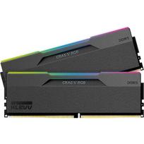Klevv CRAS V RGB Obsidian Black, DDR5, 64GB, 6000MT/s, CL30, Kit of 2 KD5BGUA80-60A300G