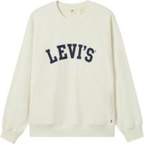 Levis Loose Logo Embroidered Printed Long Sleeve Sweatshirt Men sweatshirt Beige 002HL-0000 XXL beige