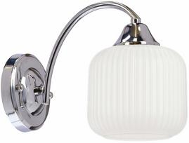 Šviestuvas sieninis Candellux Lighting Dopo 21-51752, E27, 1 x 40 W, balta sp. / sidabro sp.