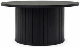 Kavos staliukas Akord Furniture Factory Nubo, juoda sp., 80 cm x 80 cm x 45 cm