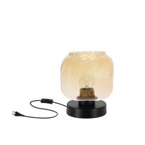 Stalinis šviestuvas Candellux Lighting Marla 41-58355, E27, 40W, gintaro sp./juoda sp.