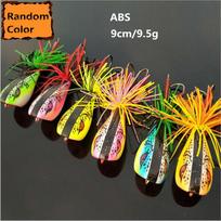Vivid Color Frog Bait Simulation Thunder Frog Fishing Bait A black