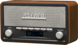 Denver DAB-18 Digital radio wood look dark