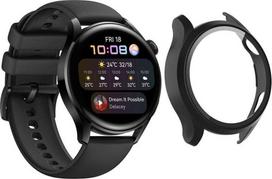 Strado 2-in-1 Case with Glass for Huawei Watch GT 2 Pro Black