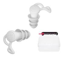 Ultimate Noise-Canceling Earplugs: Sleep, Sound Insulation, Snore Silencing, & Swimming Comfort white