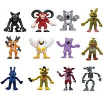 12pcs/set 99 Nights In The Forest Hot gameAction Figures Latest Activity Peripheral Birth Date Gifts Playthings designed for Children Spooky Holiday gray