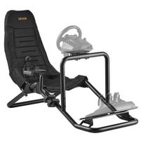 Racing Wheel Stand, Heavy-Duty Integrated Simulator Cockpit Steering Stand, Fit Logitech G25,G27,G29,G920,G923, Thrustmaster T300RS,TX
