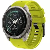 Tech-Protect SILICONE GARMIN FENIX 5X / 5X PLUS / 6X / 6X PRO / 7X / 8 / 8 PRO / 9 / 9 PRO (51 MM) VOLT LIME