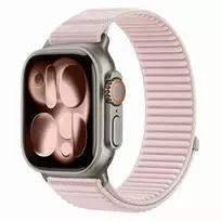Tech-Protect NYLONLOOP APPLE WATCH 8 / 9 / 10 / 11 / 12 / SE / ULTRA (44 / 45 / 46 / 49 MM) POWDER PINK