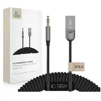 Tech-Protect ULTRABOOST AU04 AUDIO ADAPTER AUX TO BLUETOOTH 6.0 GREY