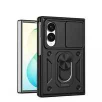 Toptel Slide Camera Armor Case for Samsung Galaxy Z Fold 8 Black