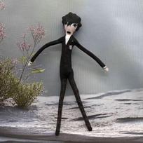 Rankų darbo Persona 5 Anime pliušinė lėlė Ren Amamiya Makoto Niijima Su lanksčiu vieliniu skeletu Cosplay figūrėlė Kambario dekoracija 28cm