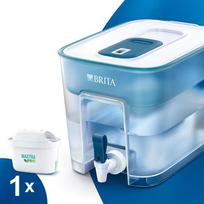 Brita Flow Water Filter Tank XXL (8.2L) incl. 1x MAXTRA PRO Pure Performance cartridge - fridge-fitting dispenser for families and offices, reducing chlorine, limescale and impurities