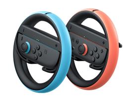 Nintendo Joy-Con 2-Steering Wheel (Dual Set) (black/multicolored)