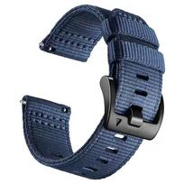 Rugged Nylon Strap 22mm for Amazfit Balance 3 Balance 2/Balance XT Bracelet Bip 6 5 Max  Sport Band Cheetah 2 Ultra Braided Belt 22mm mėlyna