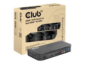 CLUB 3D Club3D KVM Switch 4K60Hz 2x HDMI  HDMI/2xUSB/Audio retail