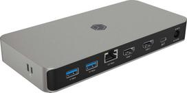 ICY BOX IcyBox USB Type-C docking station with dual video output retail